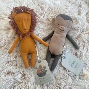 🦁🐒 Maileg Noah’s friends soft toy plush